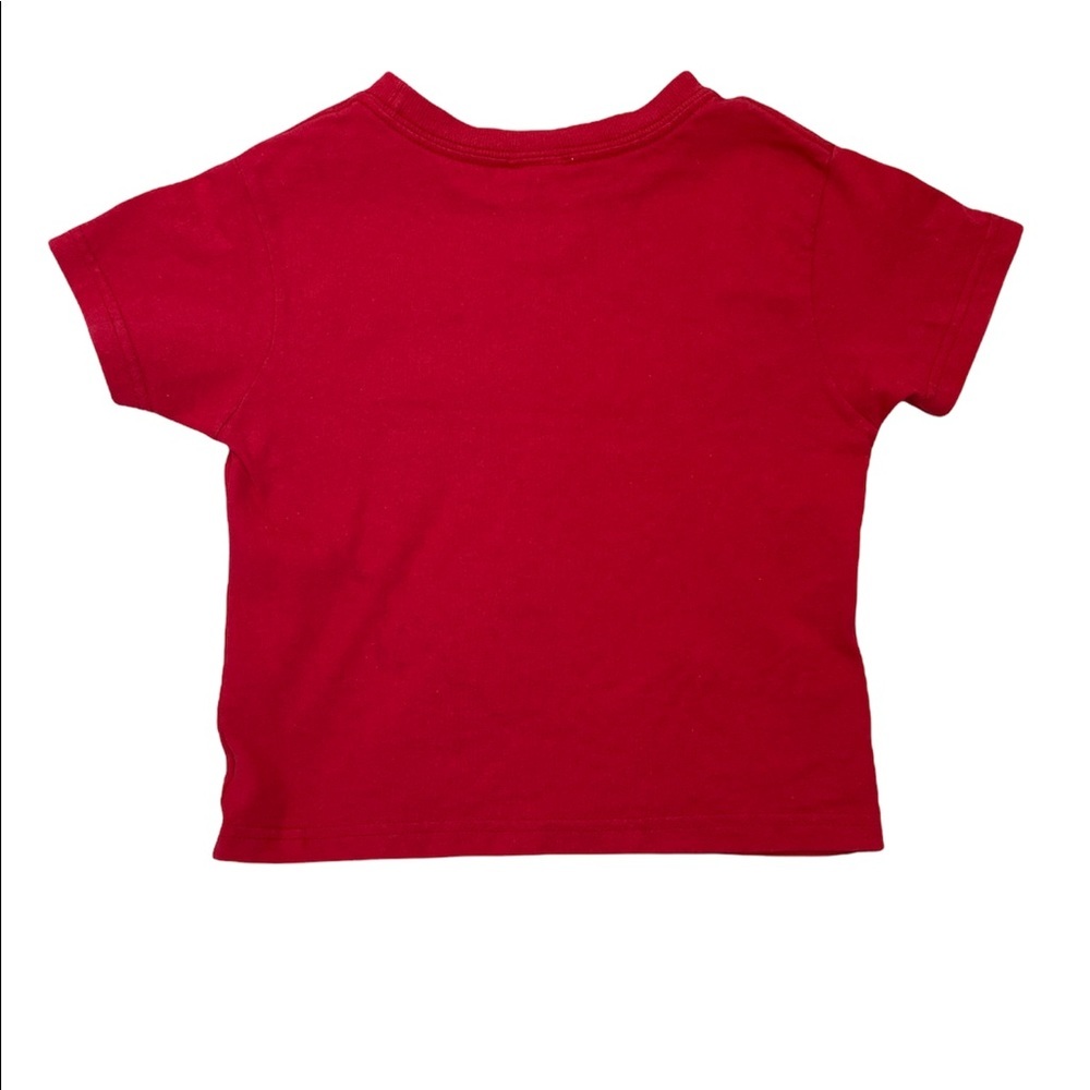 Liberty Science Center Kids Red Paw Print Graphic Tee Size 4 “That Dog is Big” - Picture 3 of 11